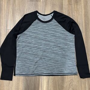 Athleta Snowscape Quilted Pullover Sweatshirt Size XL